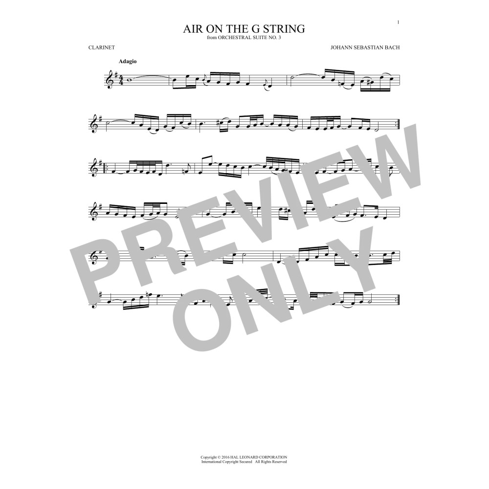 Air (Air On The G String)